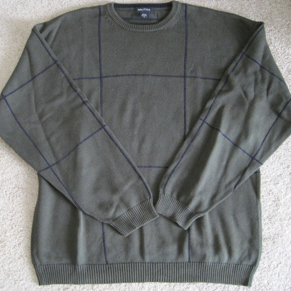 Nautica Other - NAUTICA HUNTER GREEN CREWNECK SWEATER LARGE